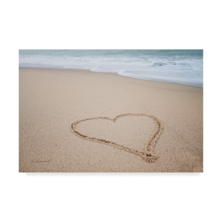 Laura Marshall 'Beach Love I' Canvas Art,30x47